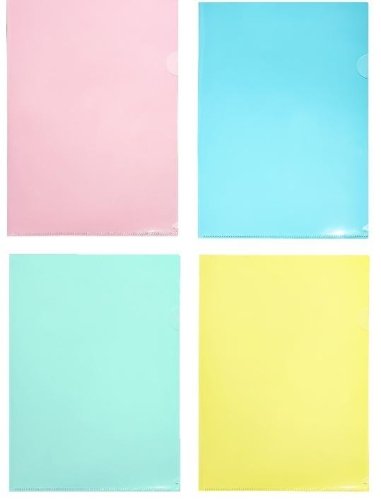 Ofertówka A4 PP pastel mix (8szt)