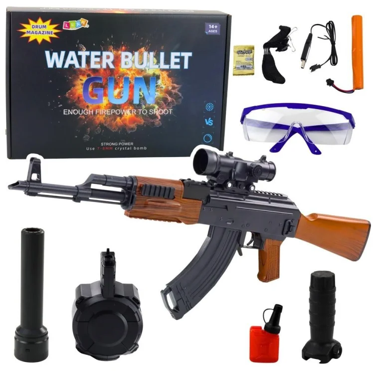 Karabin AK na kulki wodne hydrożelowe 96cm