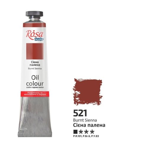 Farba olejna burnt sienna 521 45ml