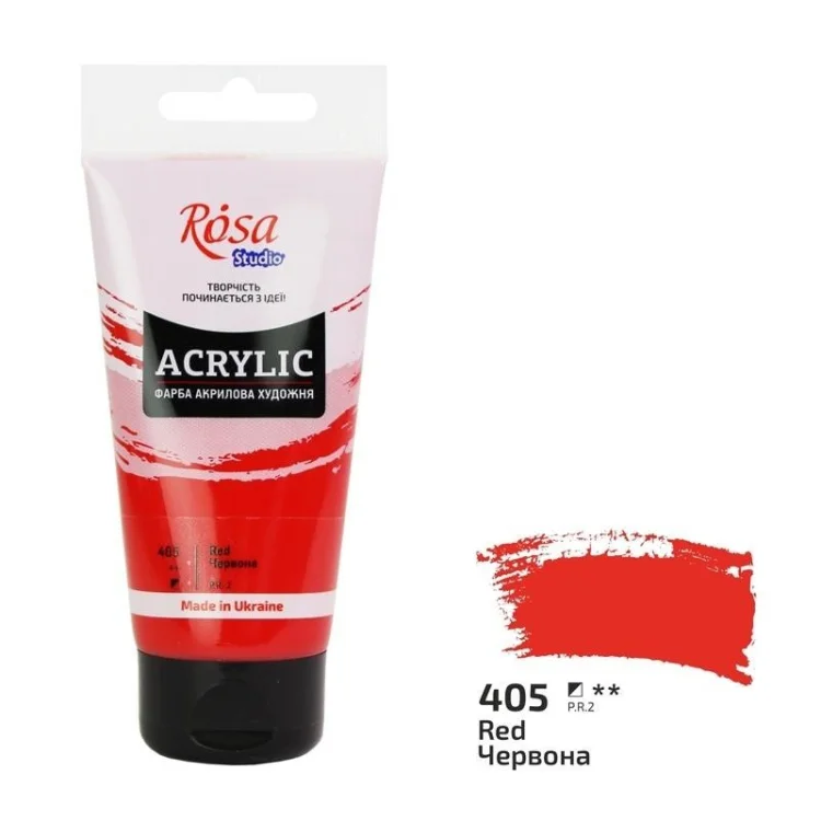 Farba akrylowa red 405 75ml