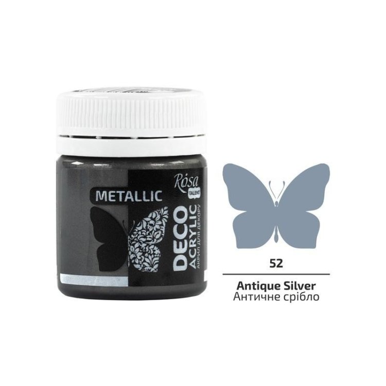 Farba akrylowa metaliczna antique silver 52 20ml