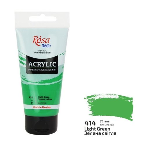 Farba akrylowa light green 414 75ml