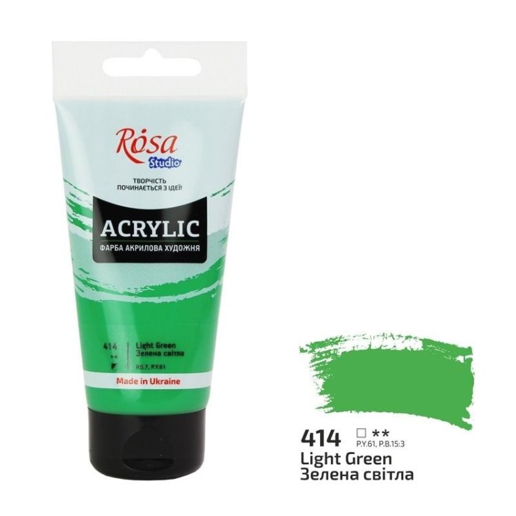 Farba akrylowa light green 414 75ml