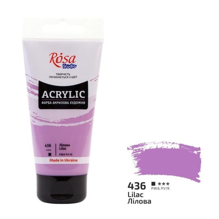 Farba akrylowa lilac 436 75ml
