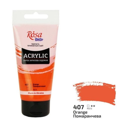 Farba akrylowa orange 407 75ml