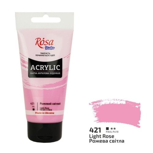 Farba akrylowa light pink 421 75ml