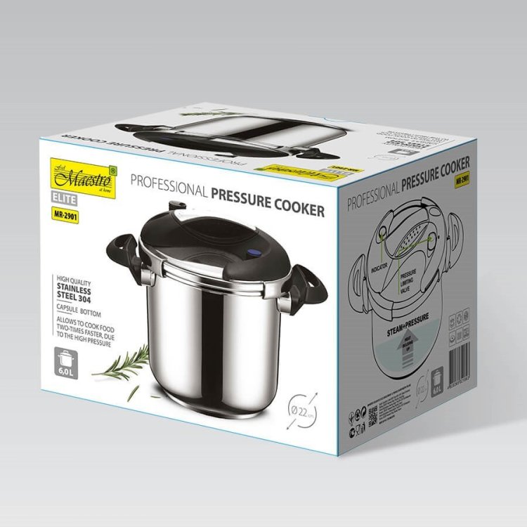 Szybkowar 22 cm 6,0L MAESTRO MR-2901