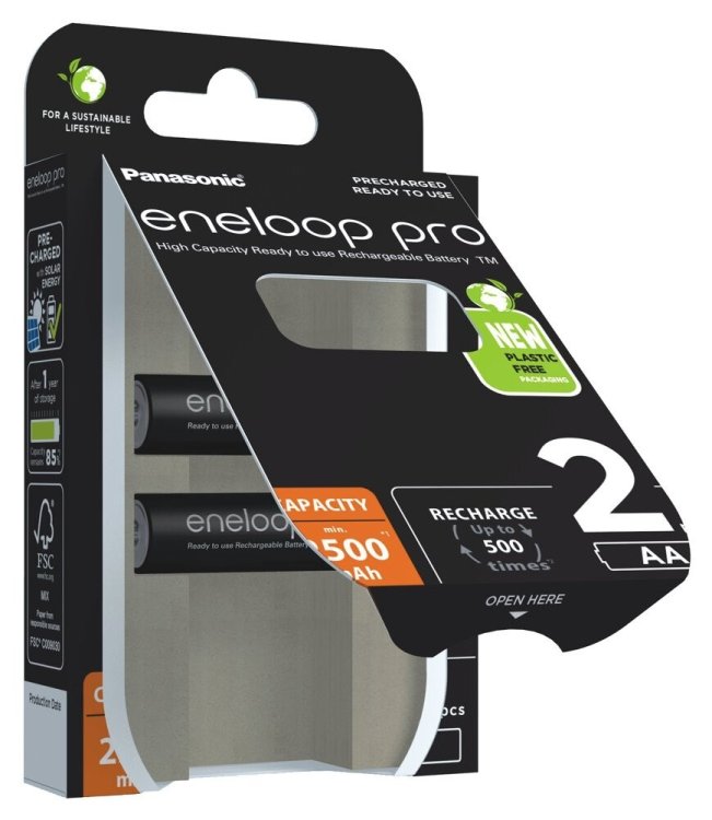 PANASONIC ENELOOP PRO AA 2500mAh 2 szt