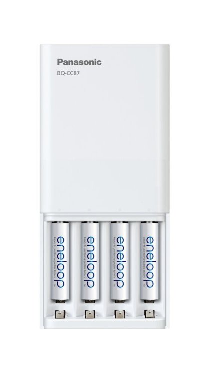ŁADOWARKA PANASONIC SMARTPLUS USB + 4 x AA ENELOOP 2000 mAh