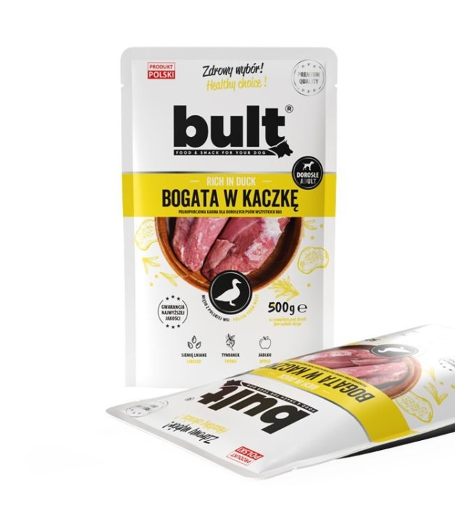 BULT mielonka bogata w kaczkę saszetka dla psa 500g