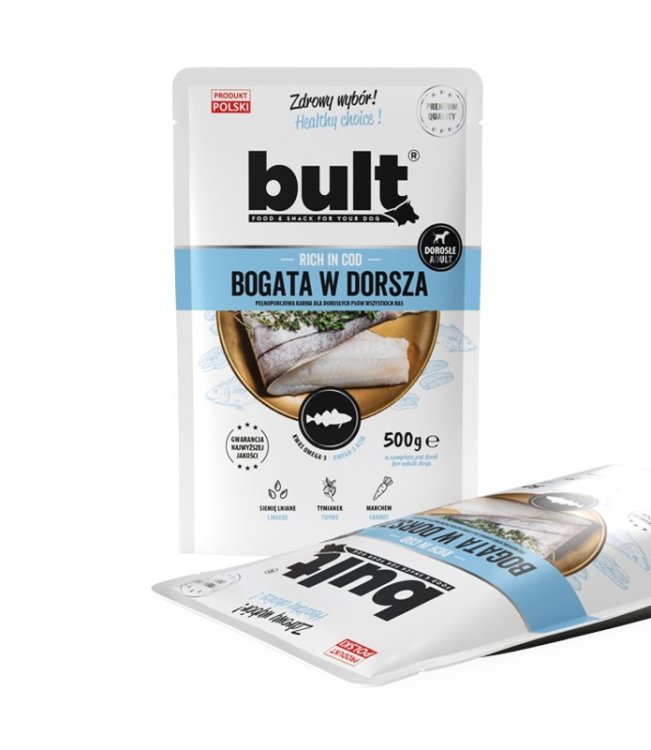 BULT mielonka bogata w dorsza saszetka dla psa 100g