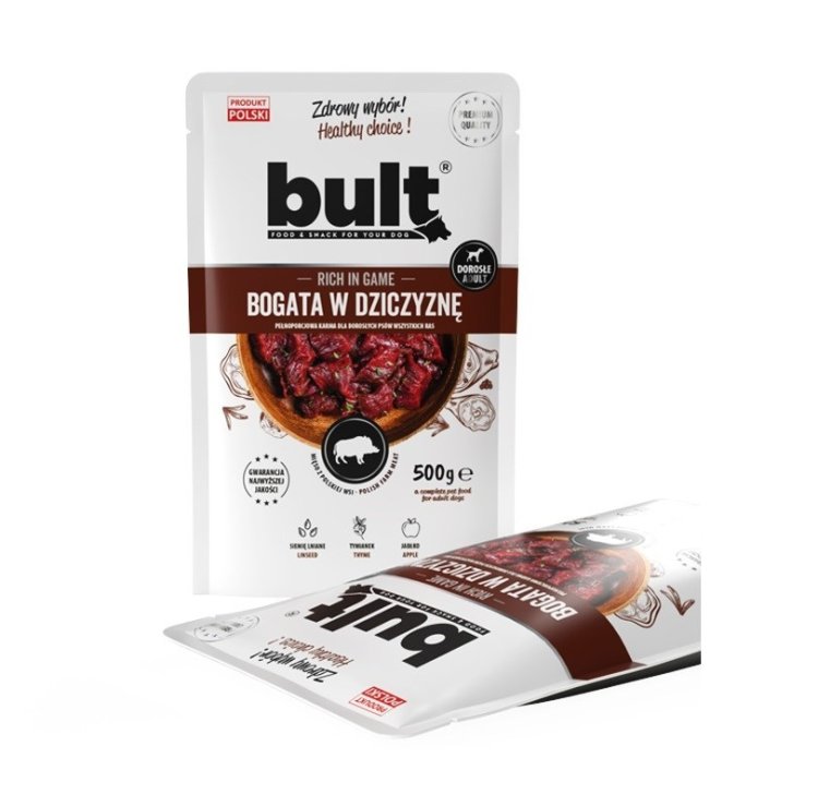 BULT mielonka bogata w dziczyznę saszetka dla psa 100g