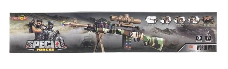 Karabin z dźwiękiem i światłem