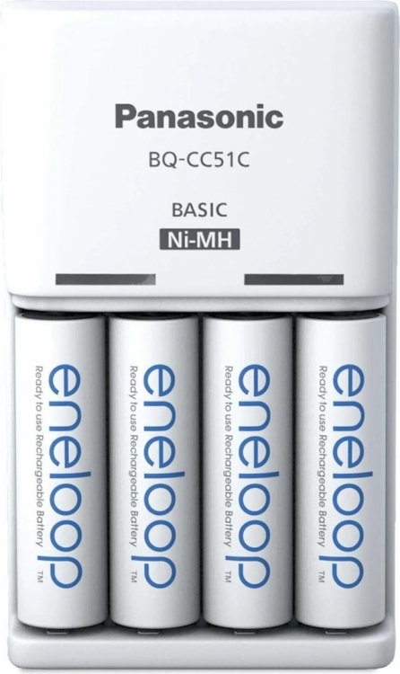 ŁADOWARKA PANASONIC BASIC + 4x AA ENELOOP 2000 mAh