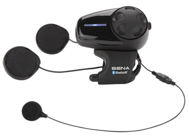 Interkom motocyklowy Sena SMH10-11 Bluetooth 3.0 900m z mikrofonem na pałąku na 1 kask
