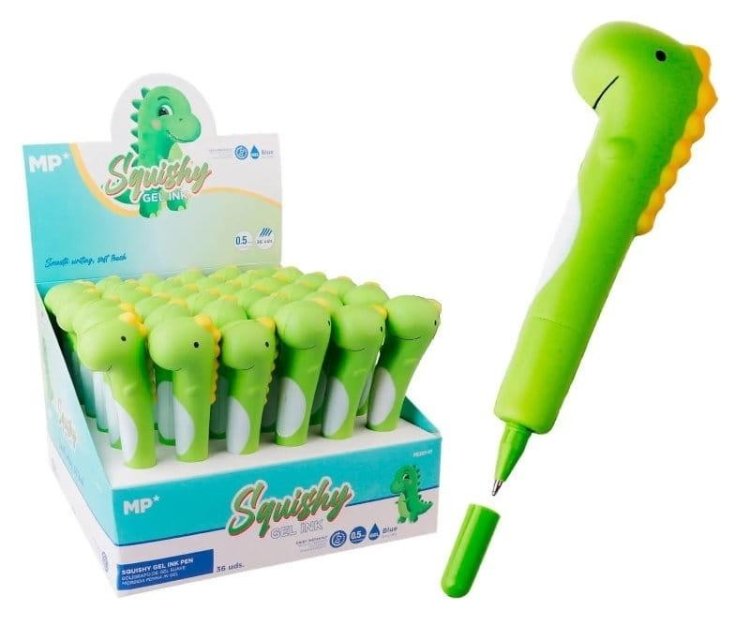 Długopis żelowy Dino niebieski (36szt)