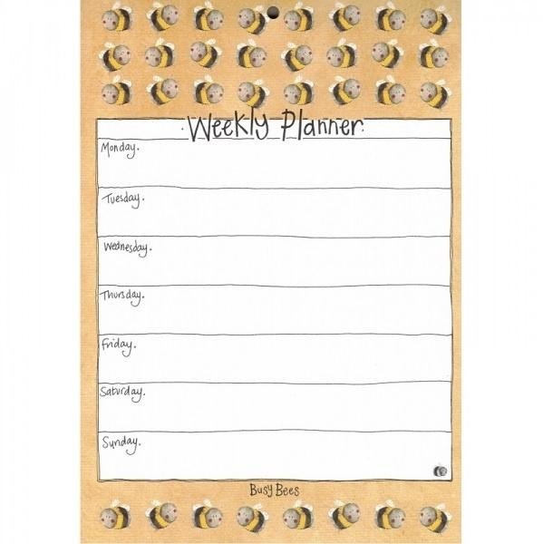 Tygodniowy planer A4/60K Pszczoły