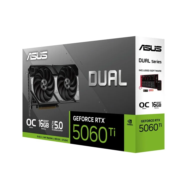 Karta graf. ASUS DUAL RTX 5060 TI 16GB OC