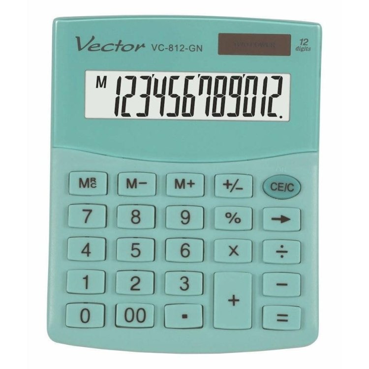 Kalkulator Vector KAV VC-812GN