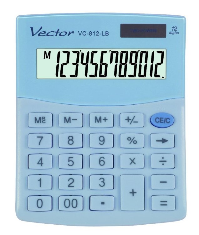 Kalkulator Vector KAV VC-812 LB