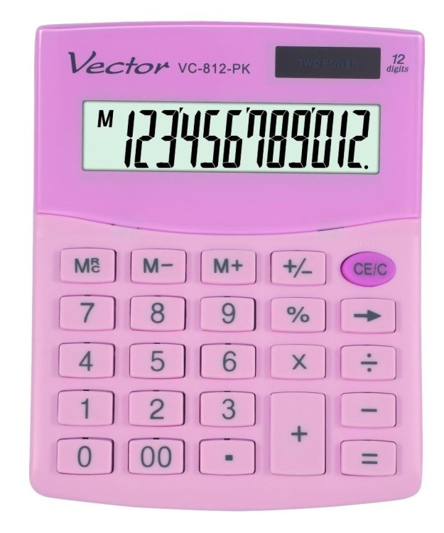 Kalkulator Vector KAV VC-812 PK