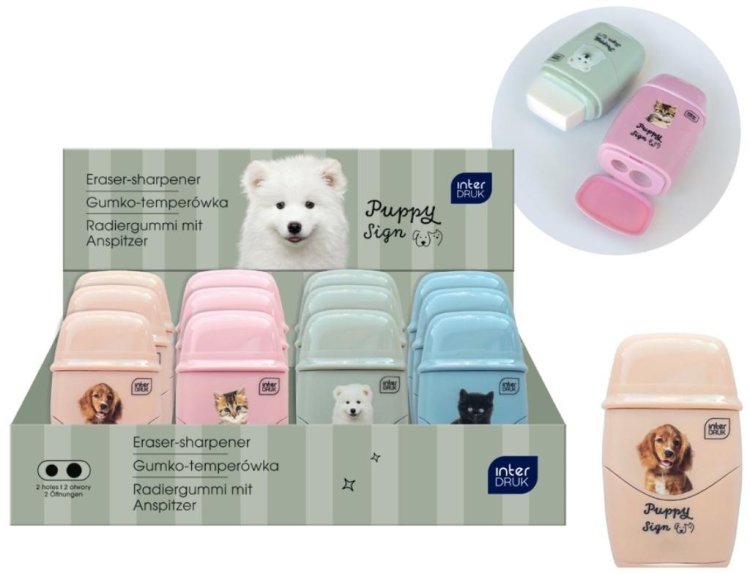 Gumko-temperówka Puppy Sign (12szt)