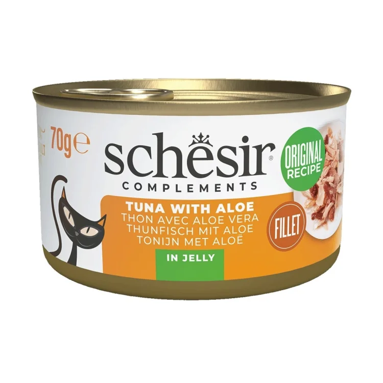 SCHESIR Adult w Galarecie Tuńczyk z Aloesem 70g