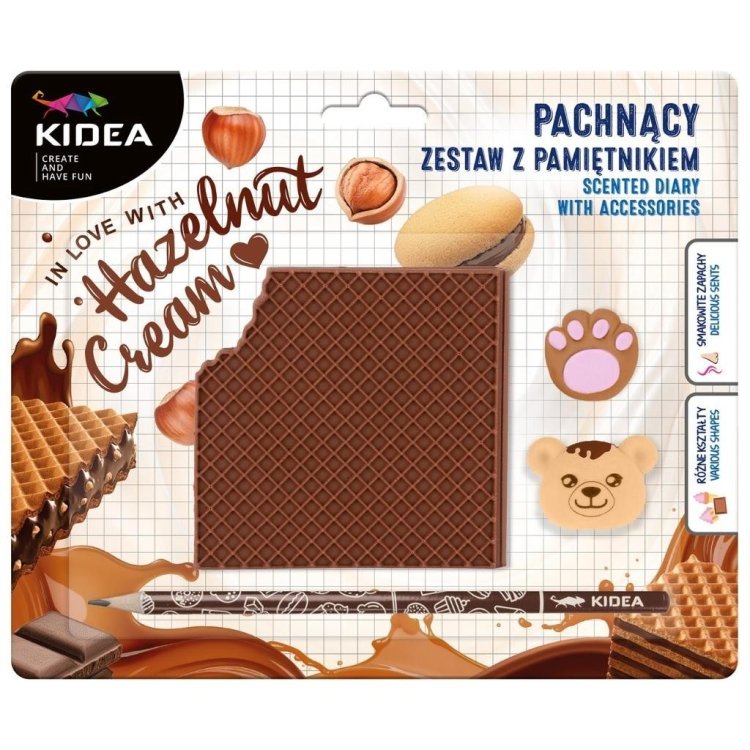 Pamiętnik z akcesoriami Wafelek KIDEA