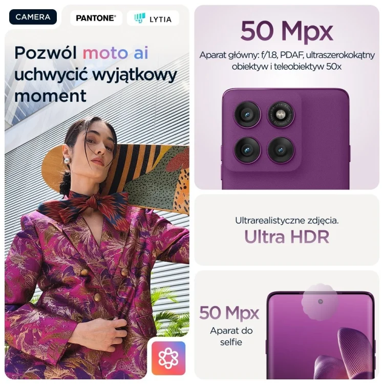 Motorola Edge 60 Pro 5G 12/512GB Sparkling Grape