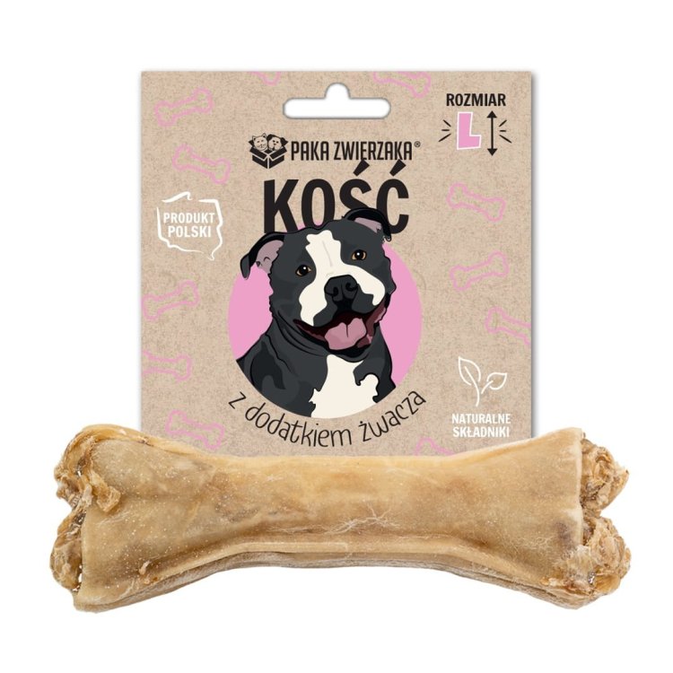 Paka Zwierzaka Kość z dodatkiem żwacza L-13,5 cm 70g