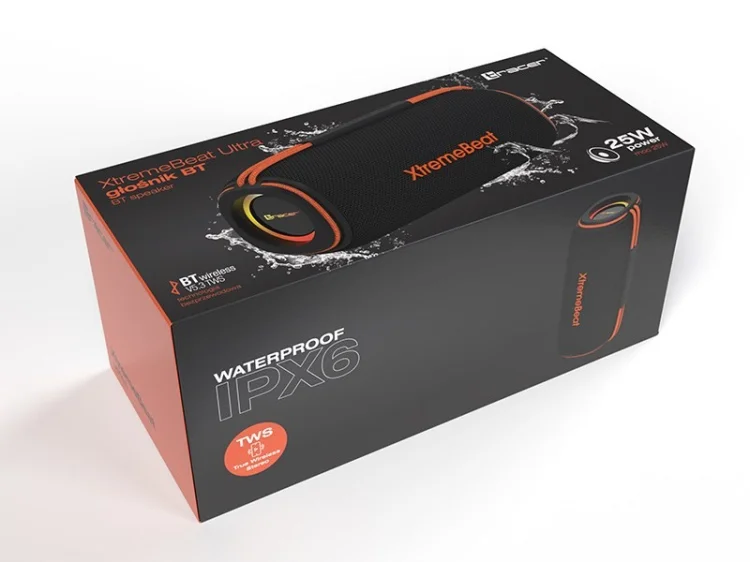 TRACER GŁOŚNIK TWS XTREMEBEAT ULTRA BLUETOOTH RGB