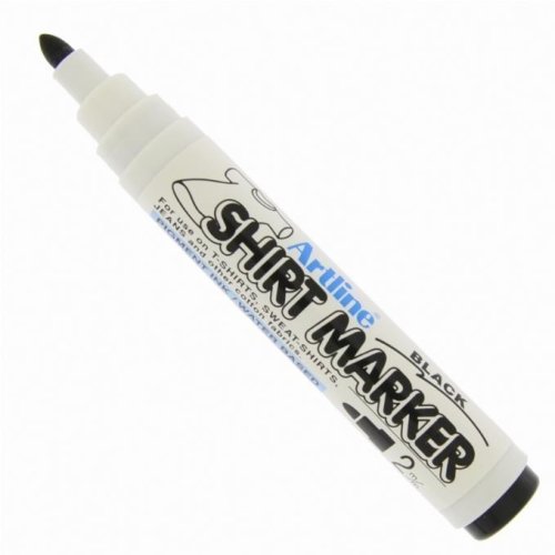 Marker permanentny T-Shirt czarny ARTLINE
