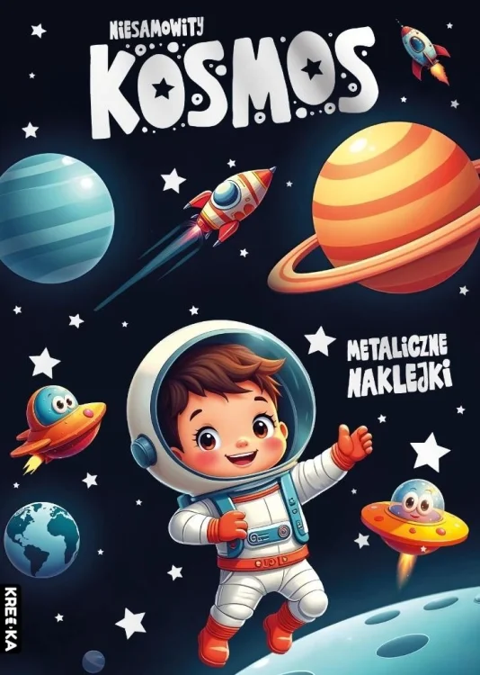 Kolorowanka z naklejkami - Niesamowity kosmos