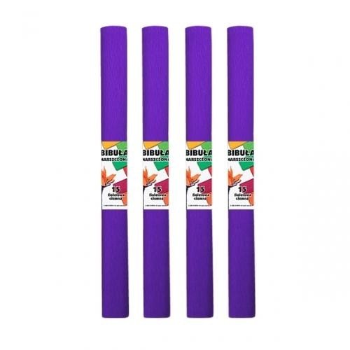 Bibuła marszczona 15 filoletowa ciemna (10szt)