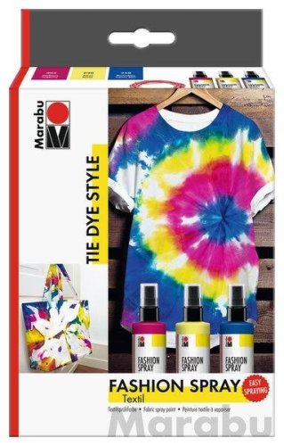 Farby do tkanin w spreju Tie Dye 4el