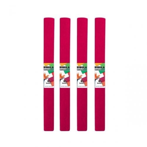 Bibuła marszczona 09 bordowa (10szt)