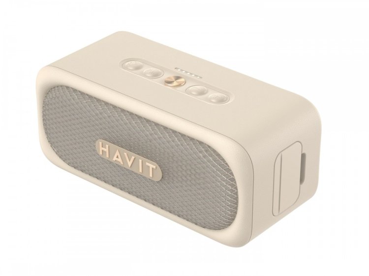Głośnik bezprzewodowy bluetooth Havit SK905BT (beżowy)