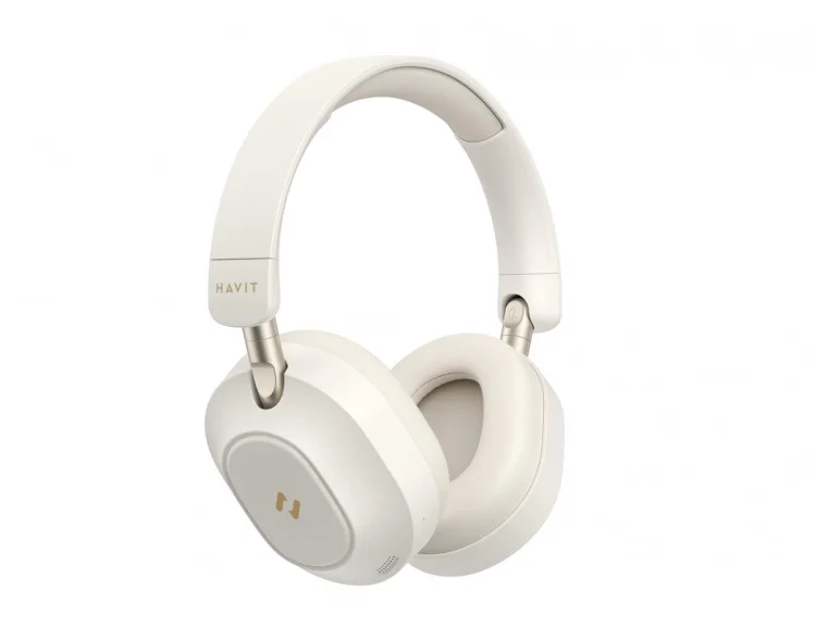 Słuchawki bezprzew. bluetooth Havit H668BT beżowy
