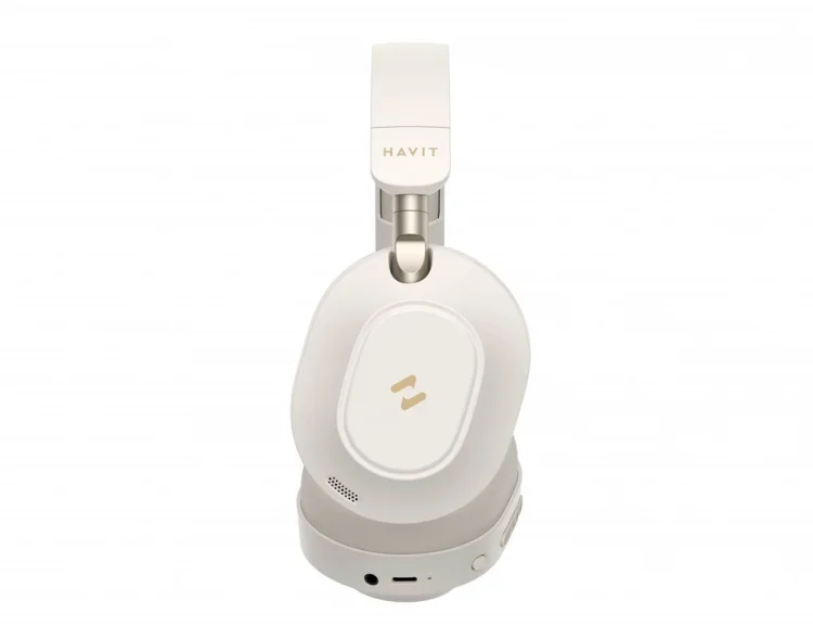 Słuchawki bezprzew. bluetooth Havit H668BT beżowy