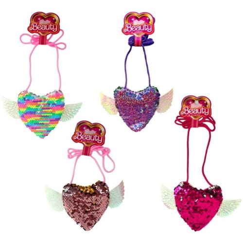 Torebka cekinowa serce MIX