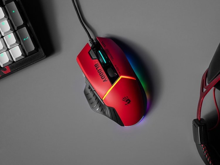 A4TECH MYSZ W95MAX USB SPORTS RED A4TMYS47257