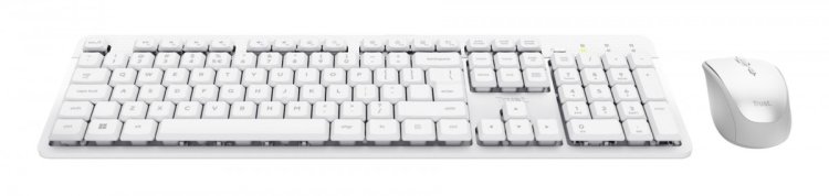 Klawiatura + mysz Trust ODY II Wireless White US