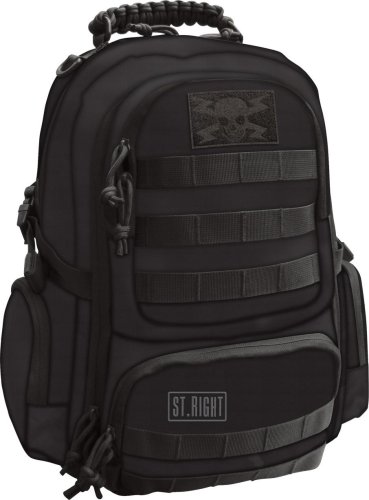Plecak 4-komorowy Military Black