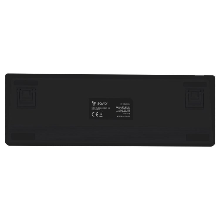 SAVIO KLAWIATURA MECHANICZNA BLACKOUT X2 OUTEMU BLUE HOT SWAP