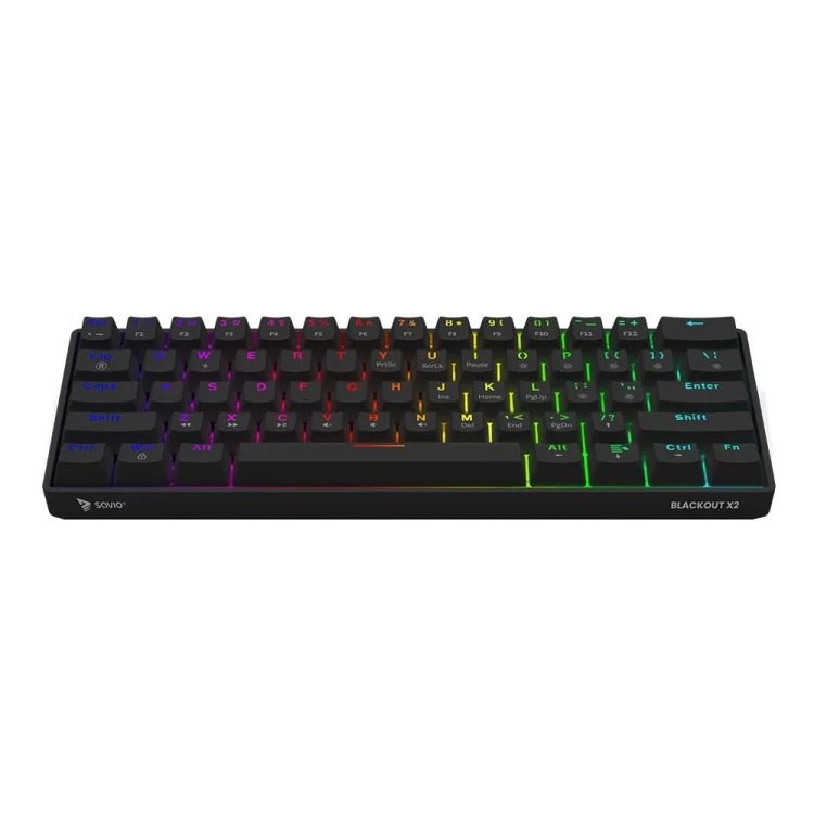 SAVIO KLAWIATURA MECHANICZNA BLACKOUT X2 OUTEMU RED HOT SWAP