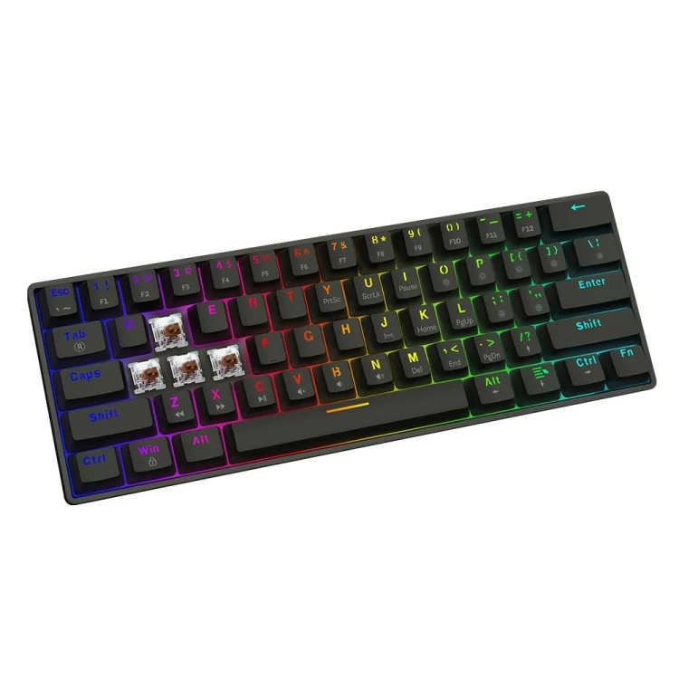 SAVIO KLAWIATURA MECHANICZNA BLACKOUT X2 OUTEMU BROWN HOT SWAP
