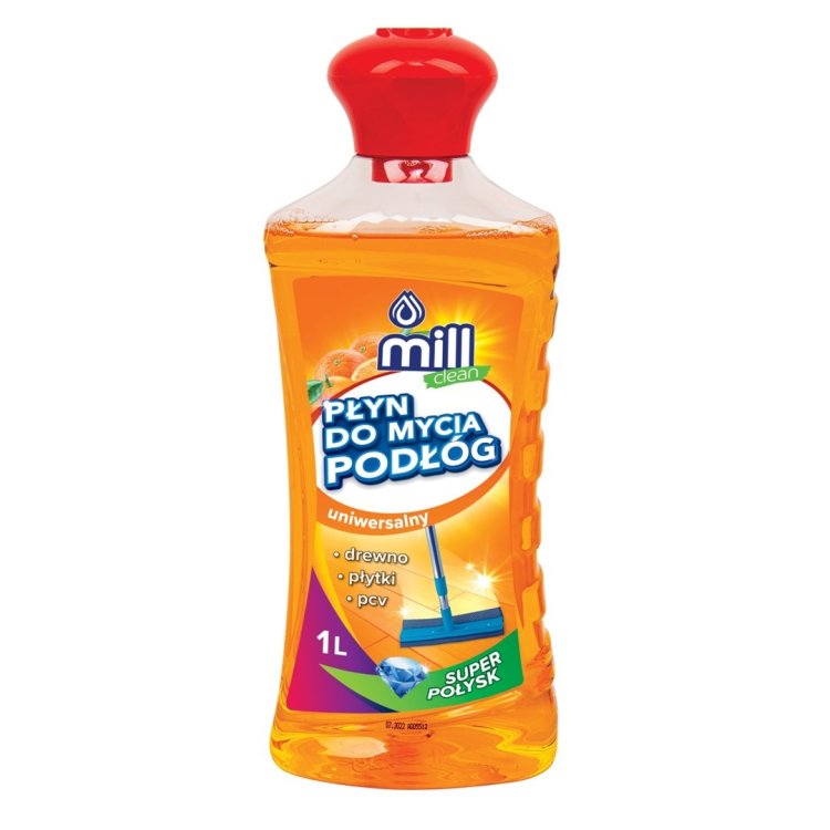MILL CLEAN Płyn do mycia podłóg o zapachu Pomarańczy 1l