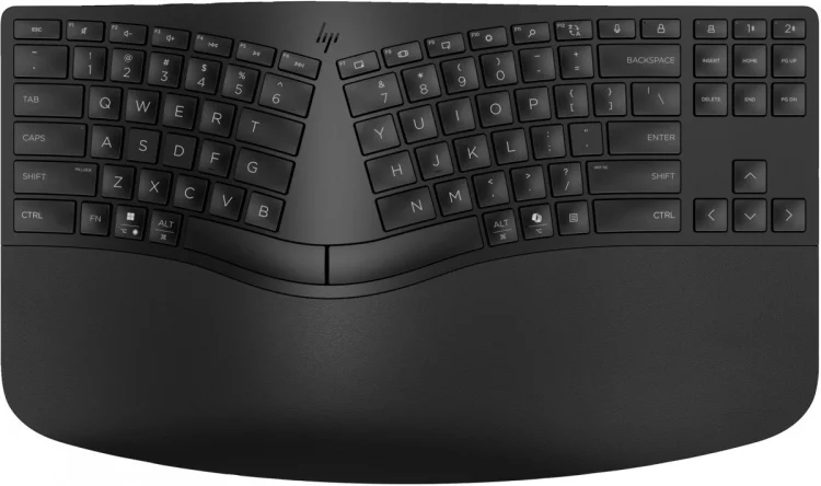HP Klawiatura ergonomiczna bezprzewodowa + numeryczna 965 7E756AA czarna