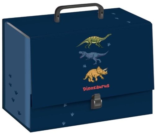 Teczka z rączką C4 10cm Dinozaurus