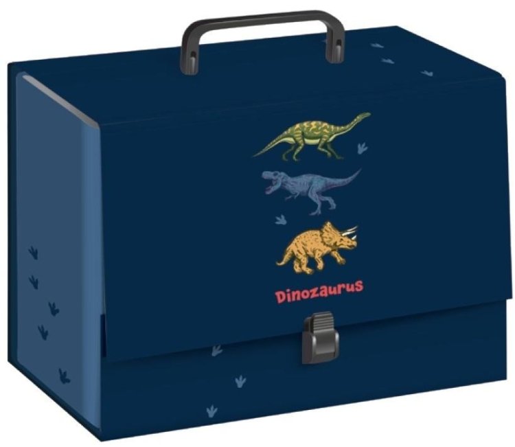 Teczka z rączką C4 10cm Dinozaurus